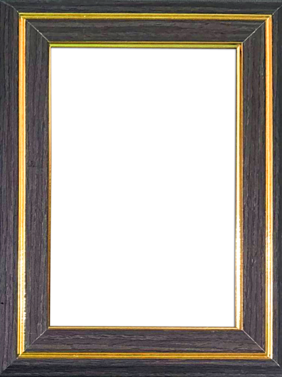 Photo Frames With Wall Mount (4 X 6 Inch), Wooden with Golden lines, Wall mount, Rectangular - Image 3