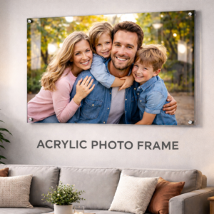 Premium Acrylic Photo Frame – Super Glossy Finish (5mm) | Best for your Living Room Walls